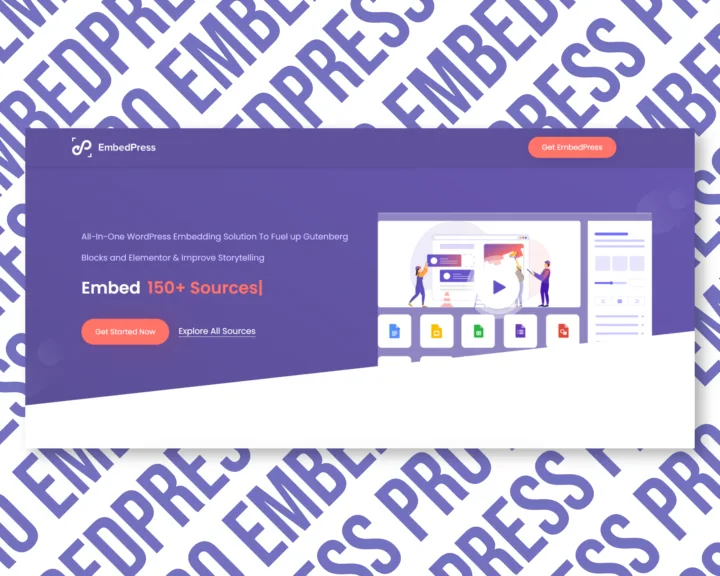 EmbedPress Pro | Original License | One Time Payment | Lifetime Updates