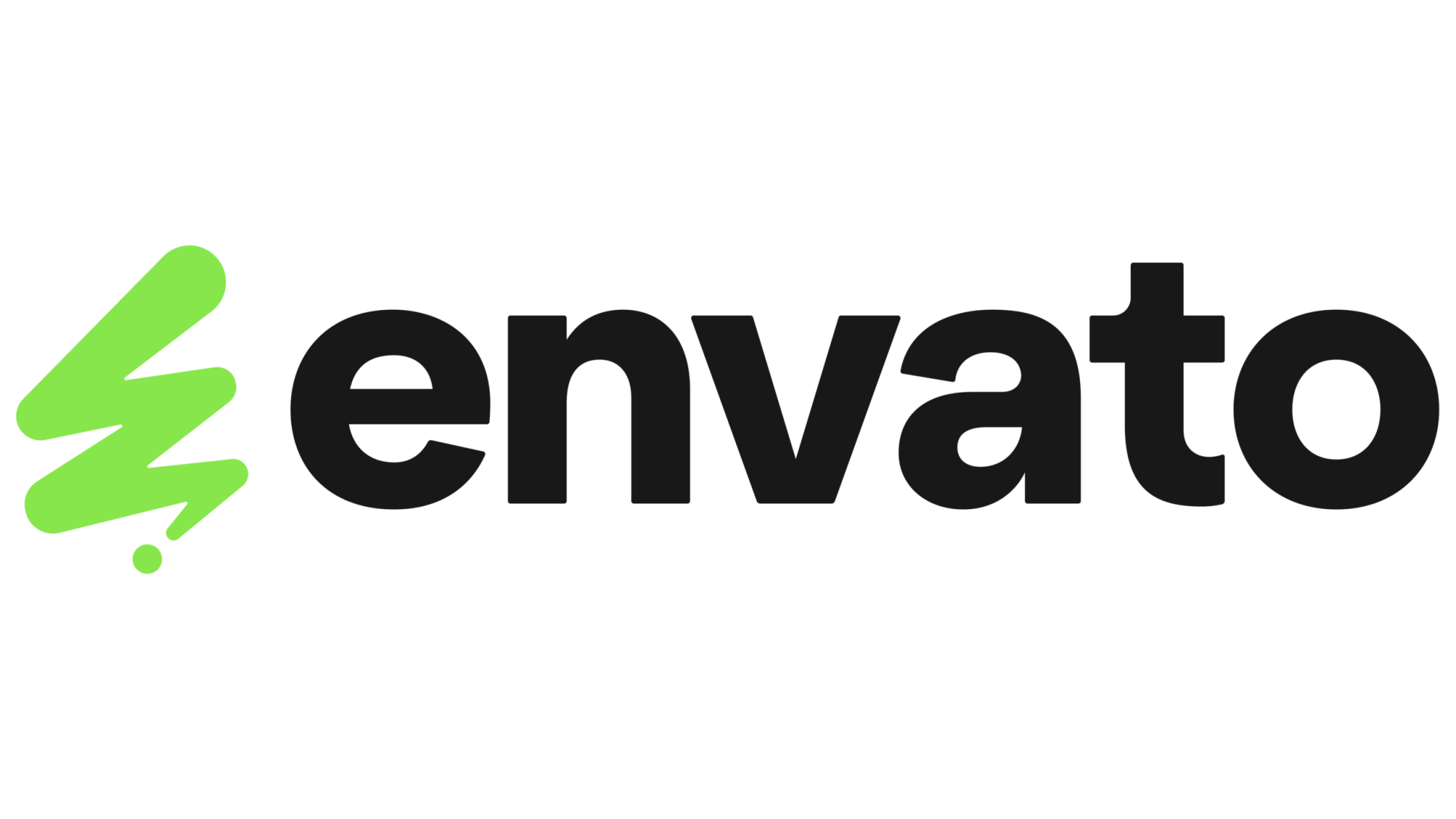Envato logo with green abstract design