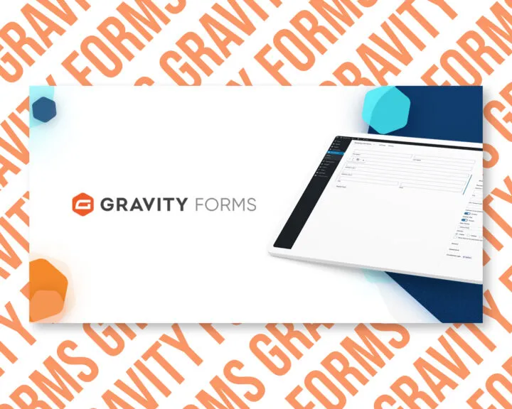 Gravity Forms logo and user interface screen.